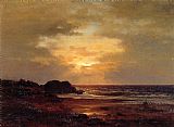 George Inness Famous Paintings - Coast Scene